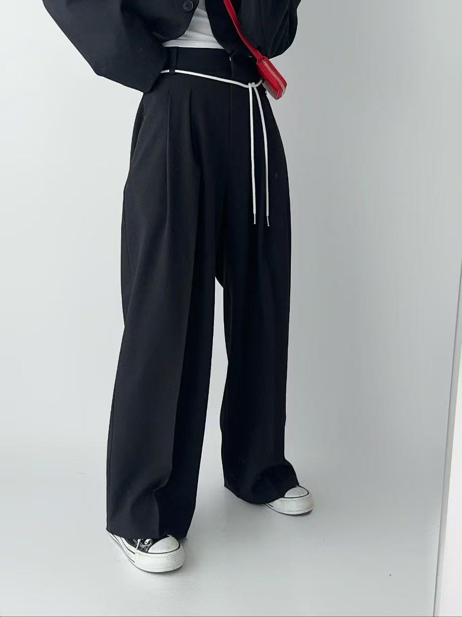 法式翻領單粒扣小西裝外套