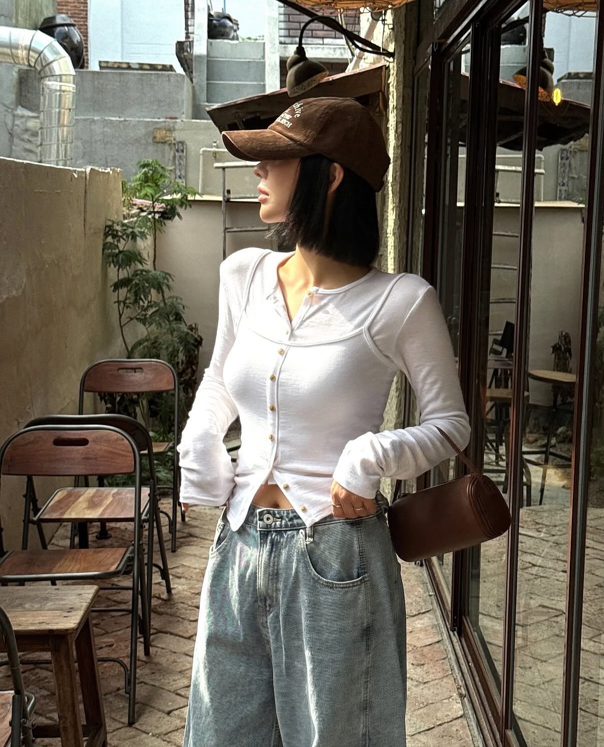 百搭顯瘦修身吊帶+開衫套裝