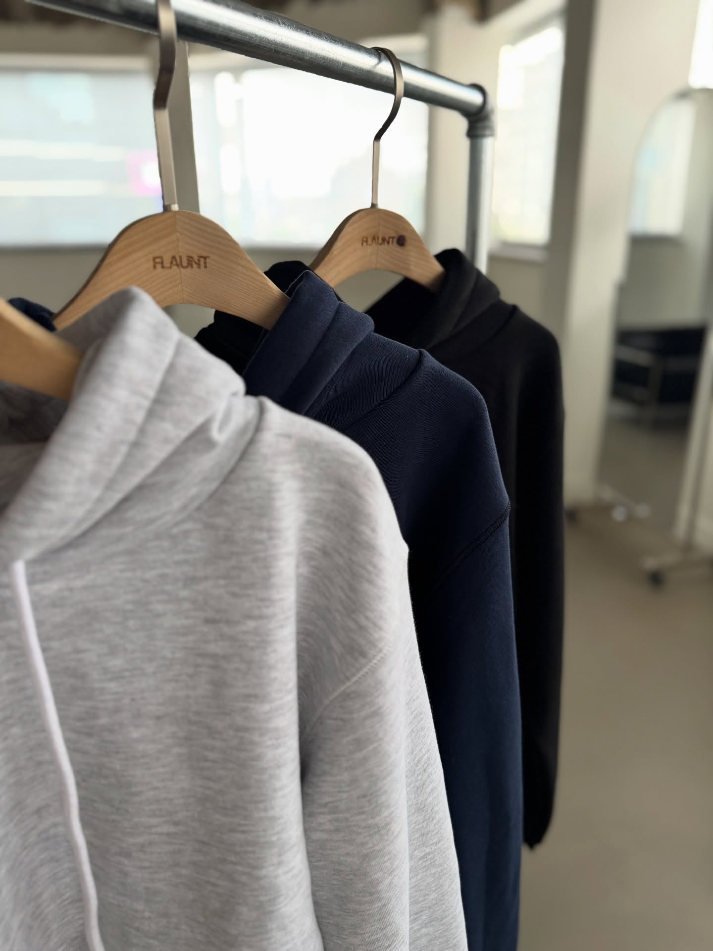 連帽抽繩潮版短衛衣