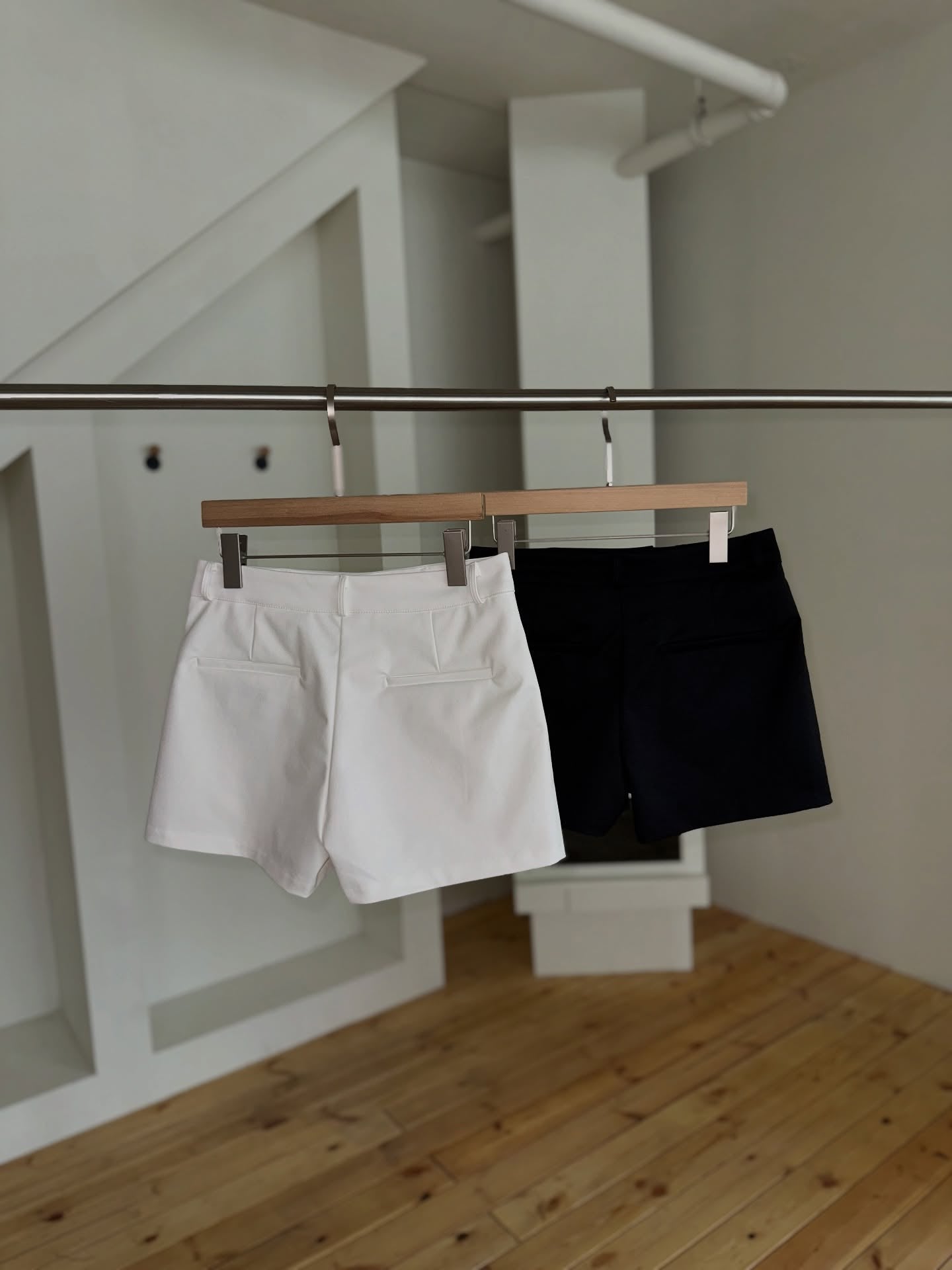 修身顯瘦簡約直筒包臀短裙褲