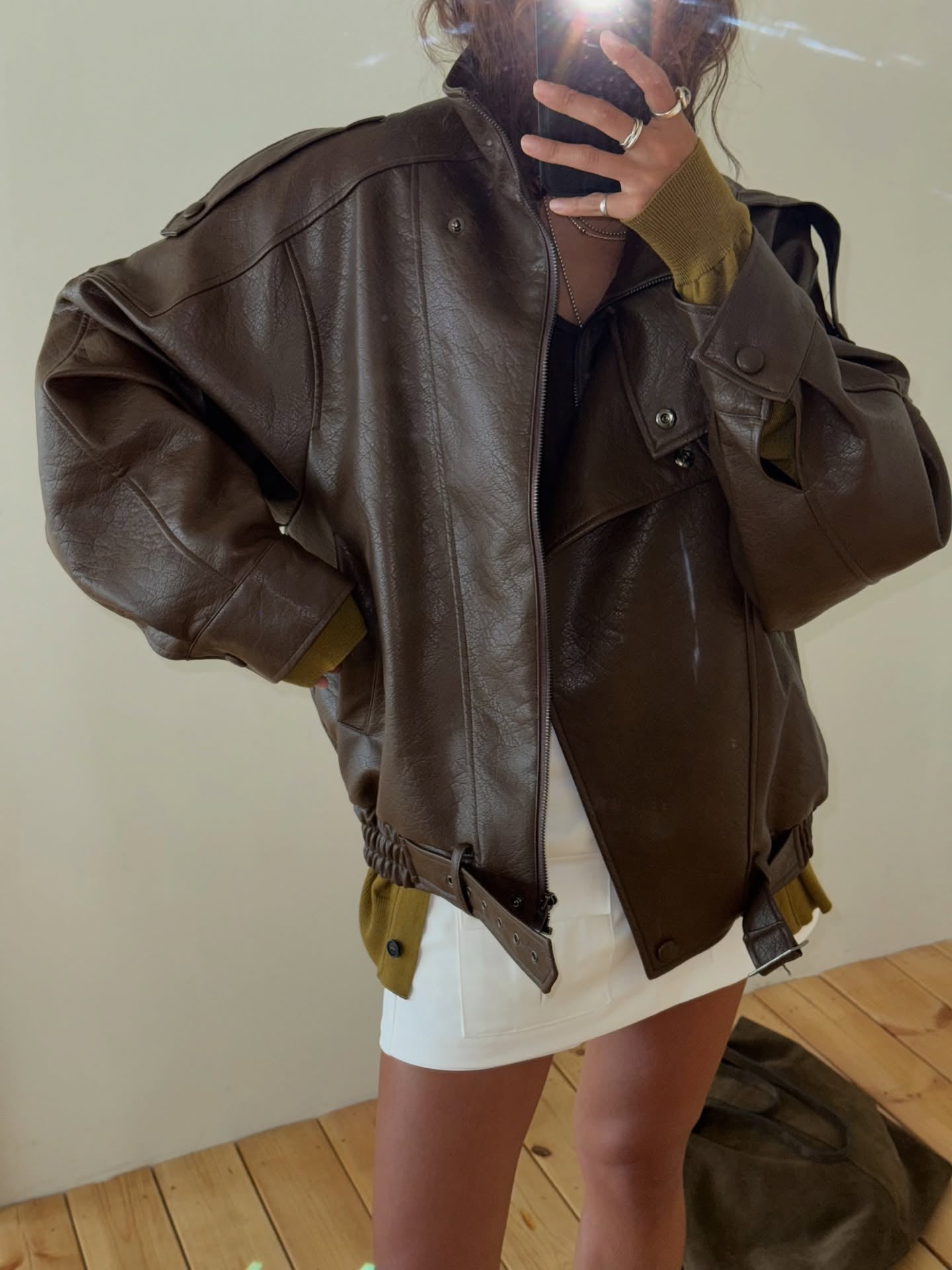 修身顯瘦簡約直筒包臀短裙褲