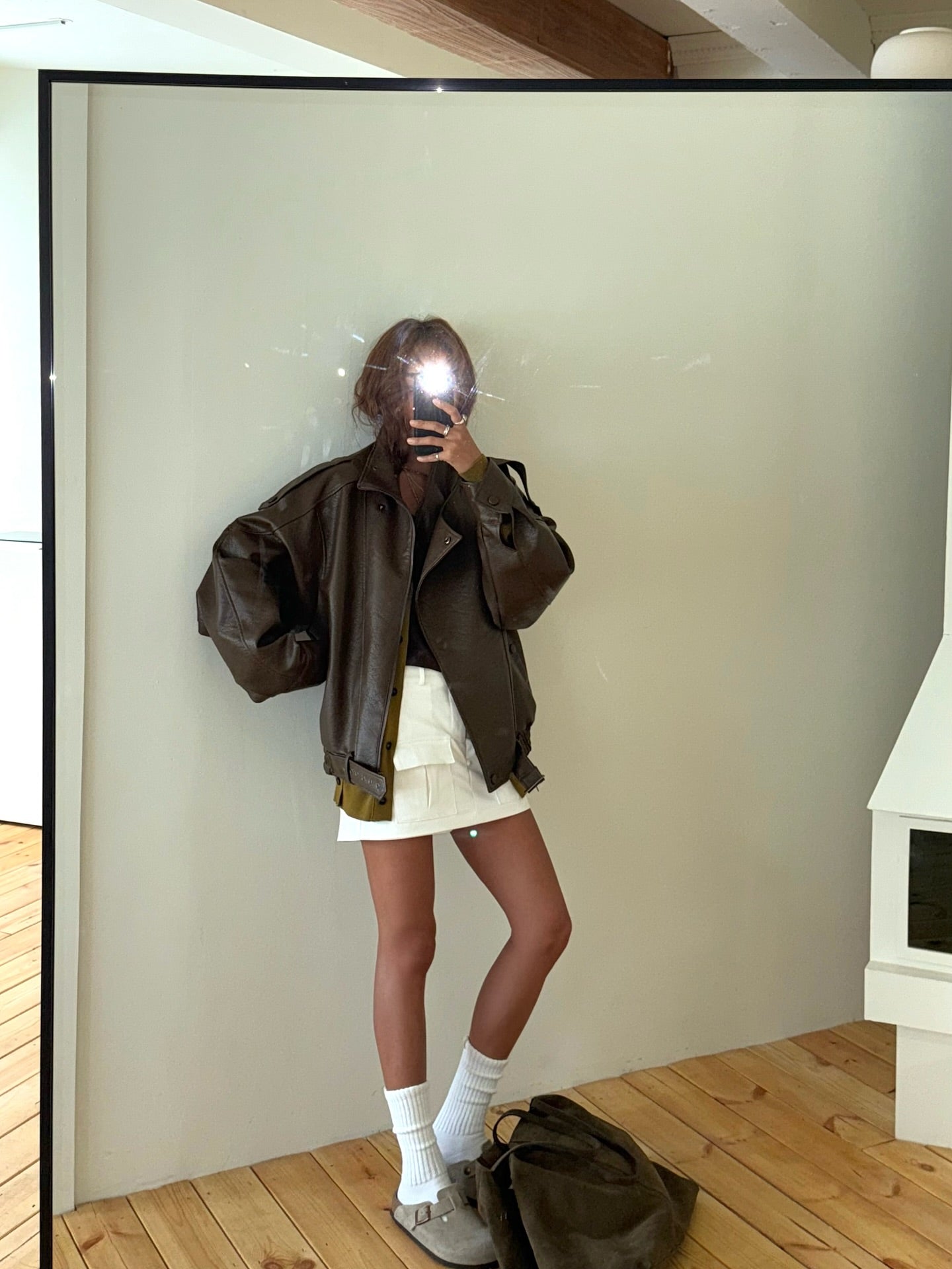 修身顯瘦簡約直筒包臀短裙褲