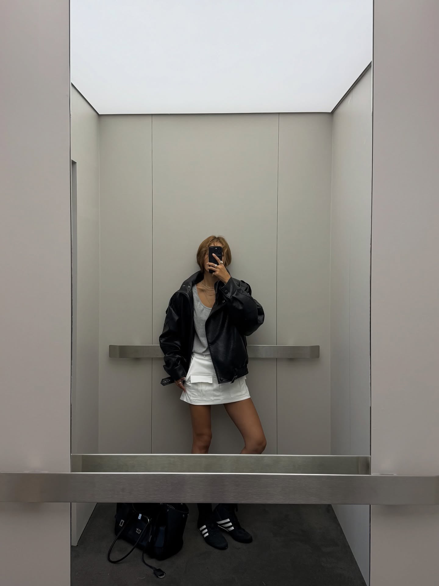 修身顯瘦簡約直筒包臀短裙褲