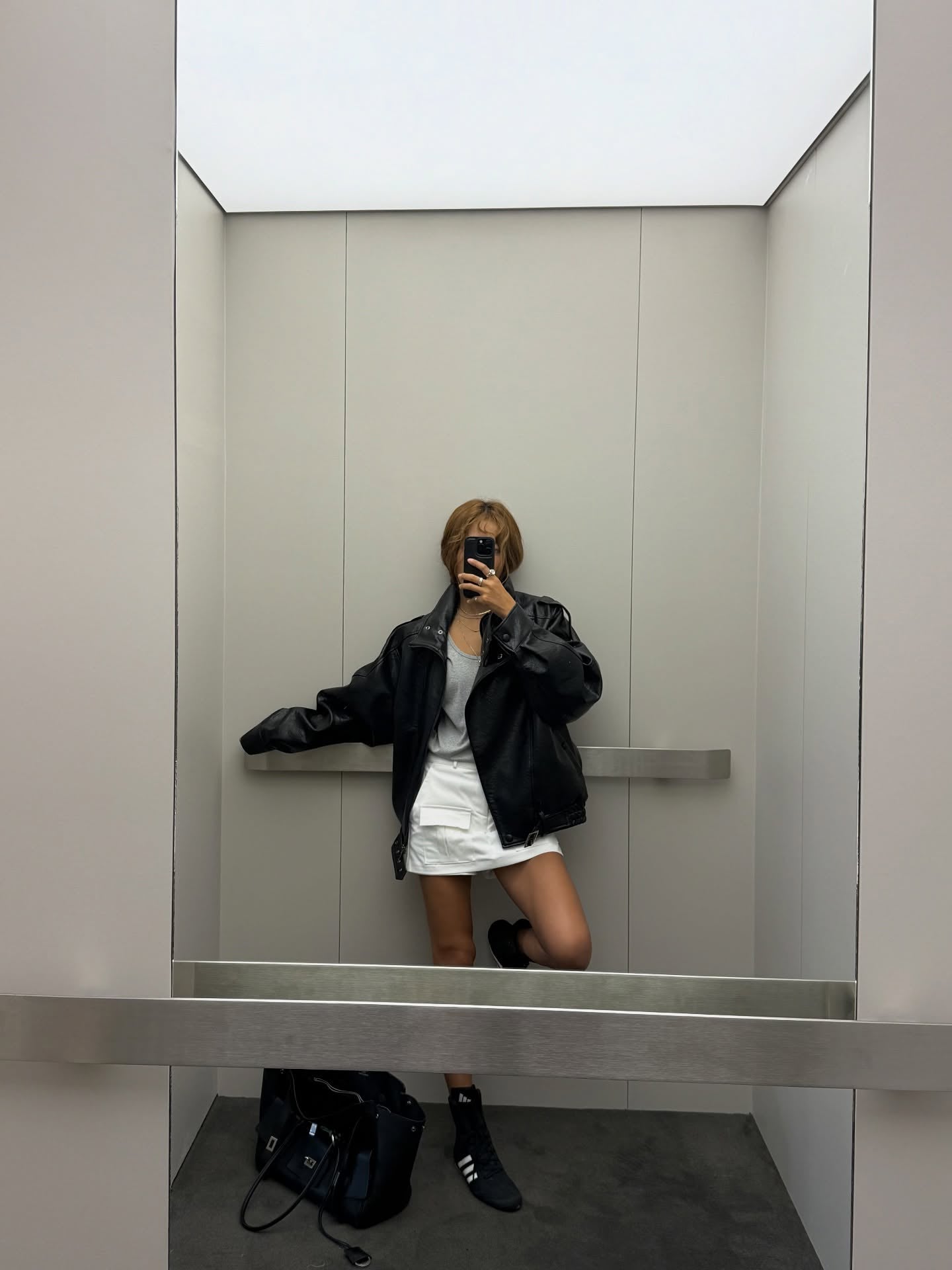 修身顯瘦簡約直筒包臀短裙褲