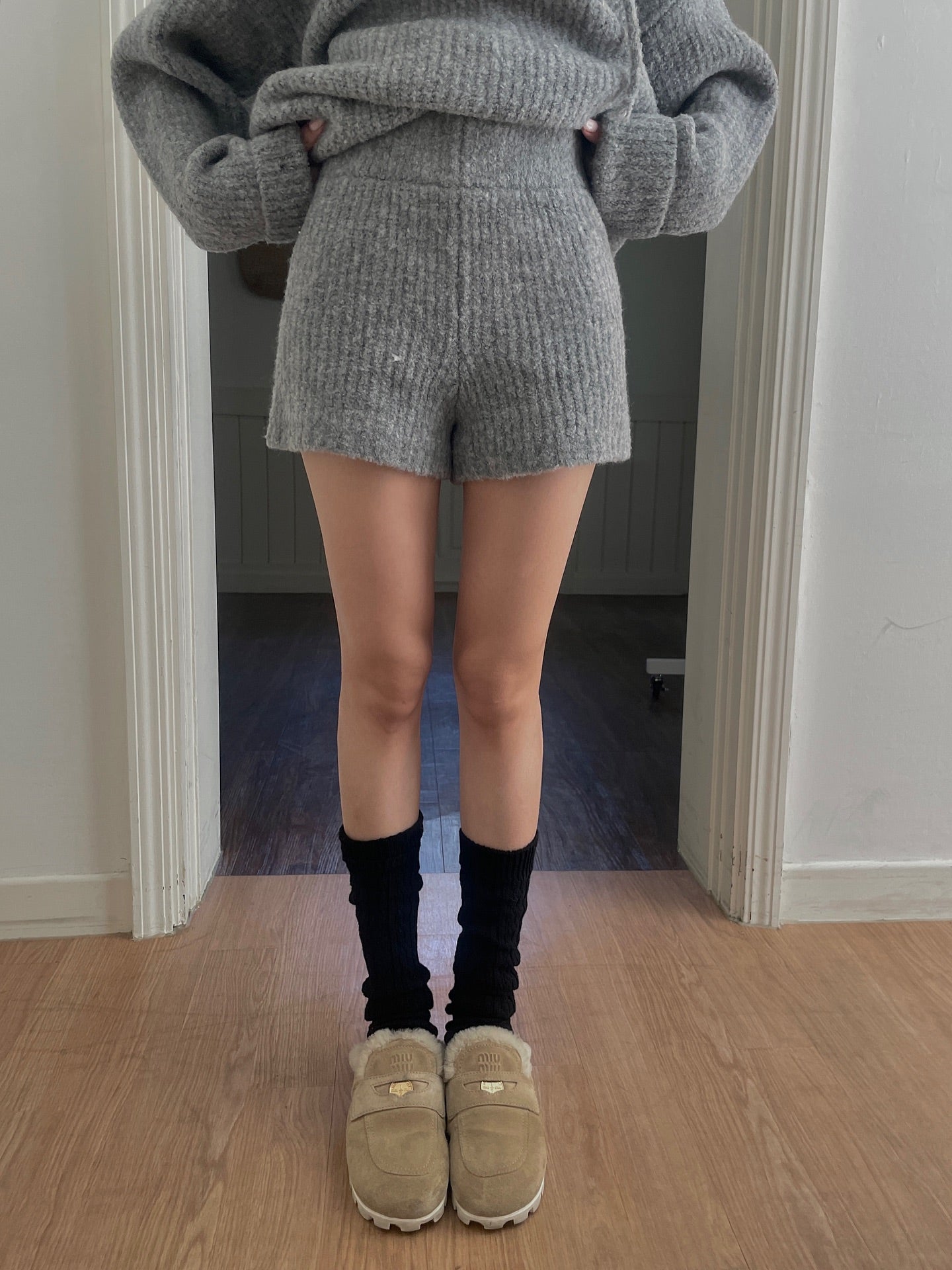 可愛減齡軟糯連帽毛衣