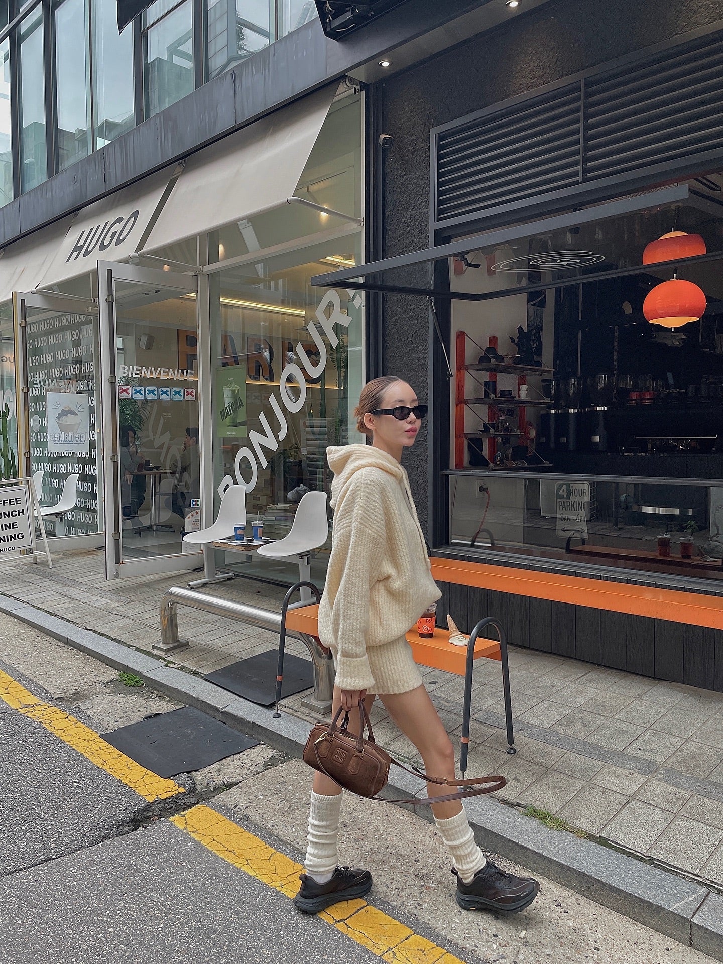 可愛減齡軟糯連帽毛衣