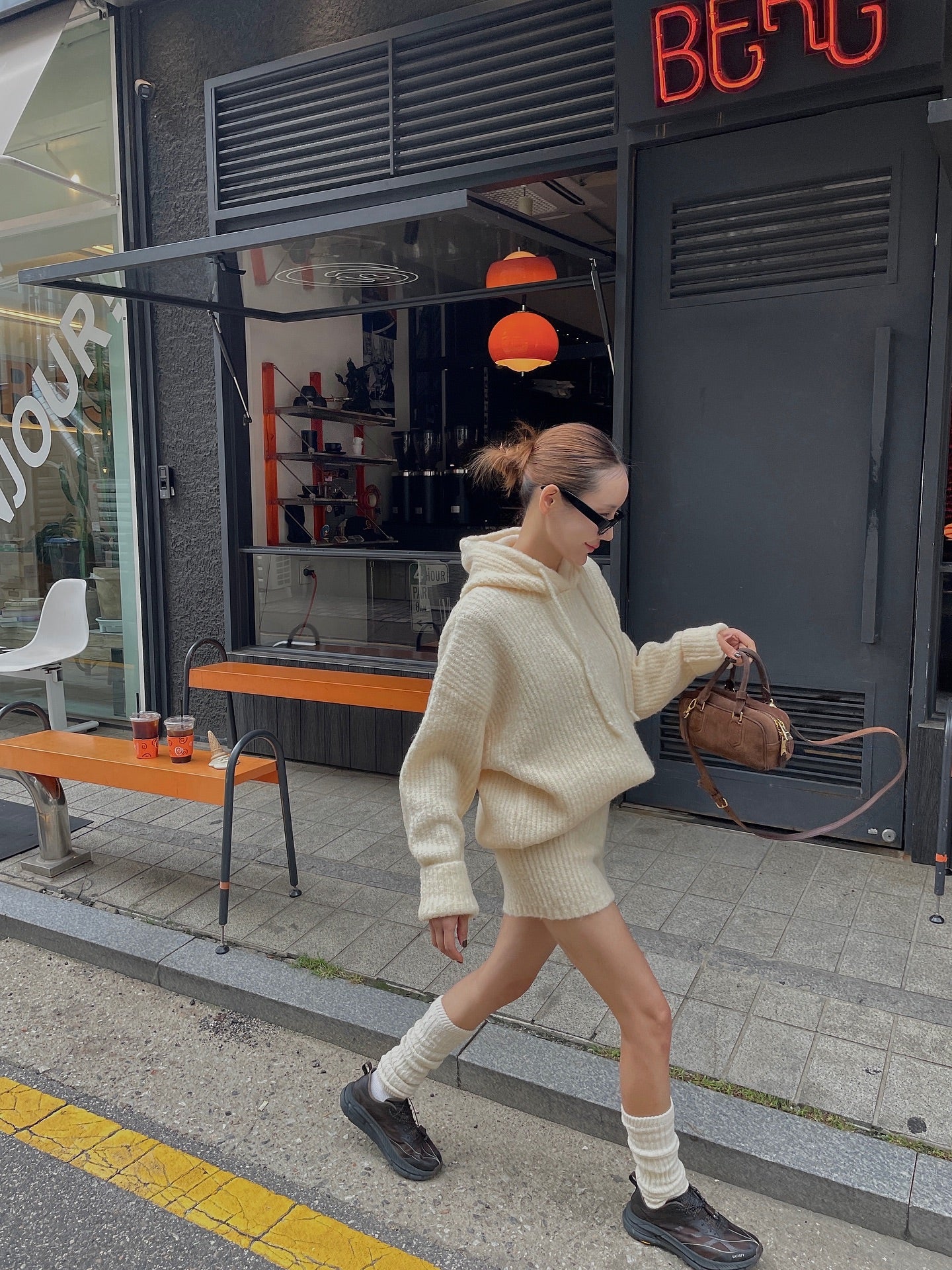 可愛減齡軟糯連帽毛衣