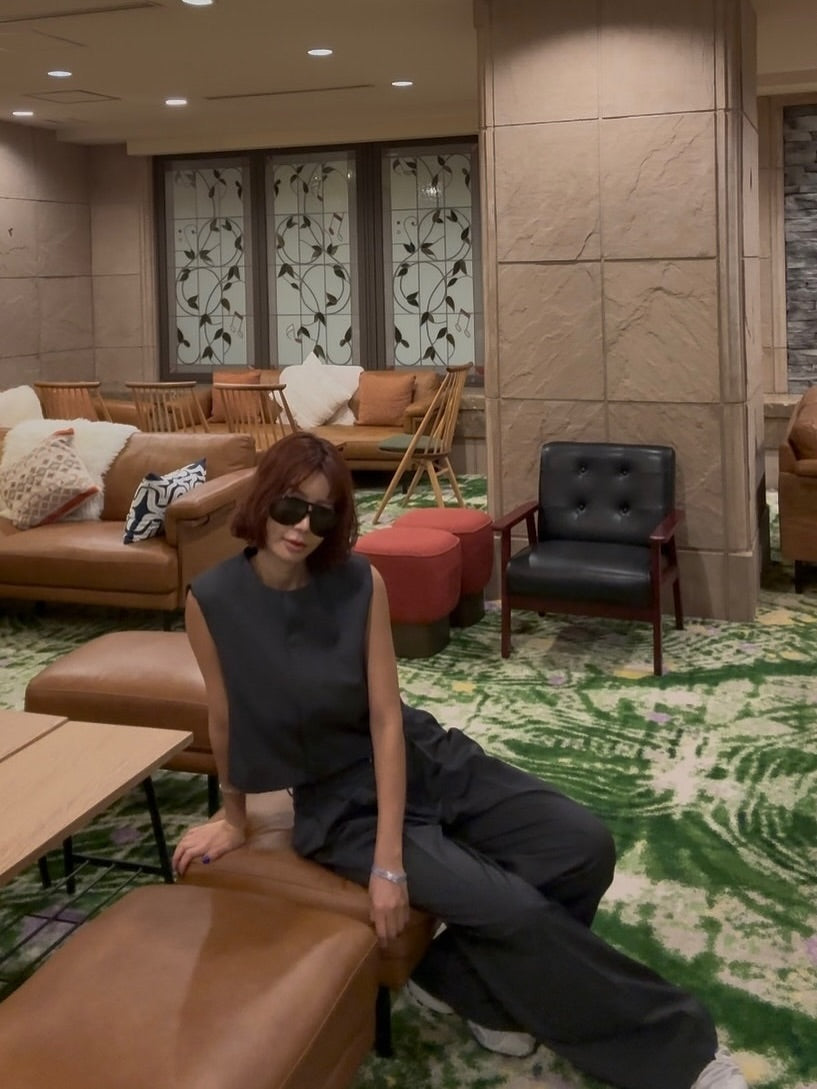 圓領單排扣氣質短馬甲