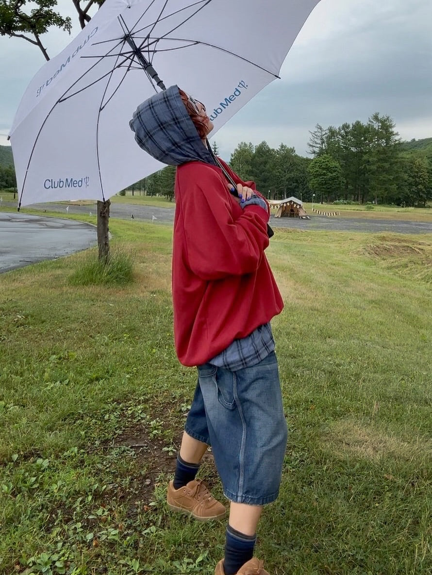 圓領寬鬆休閒套頭衛衣