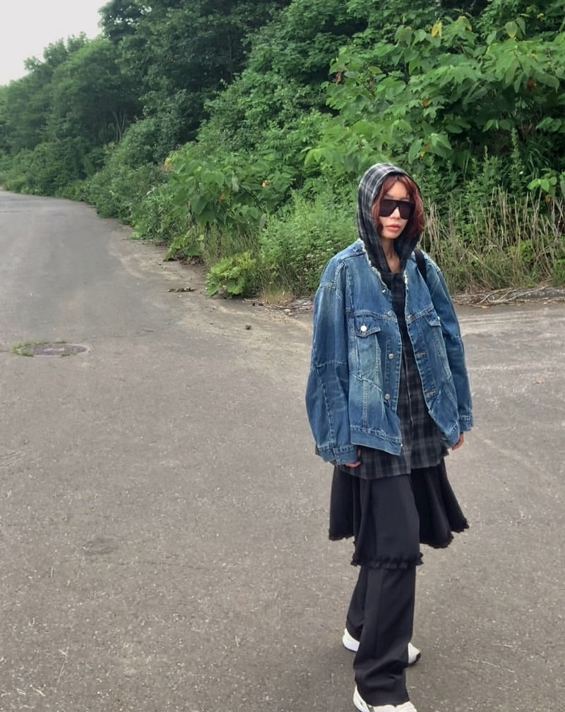 高腰垂感設計感小眾窄版直筒褲