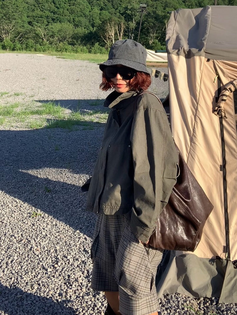 寬鬆休閒百搭翻領拉鍊短外套