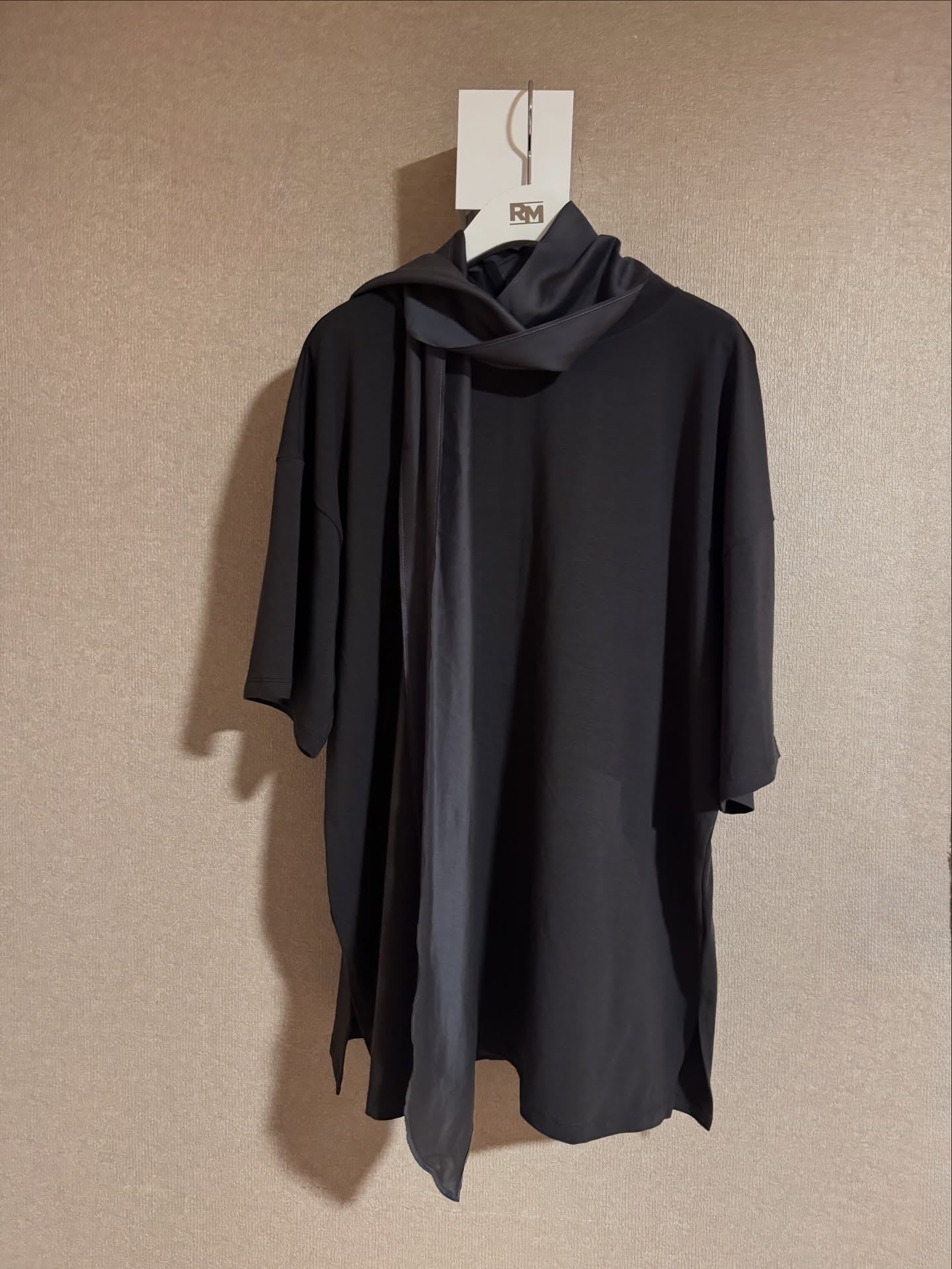 拼接綁帶設計感短袖T卹