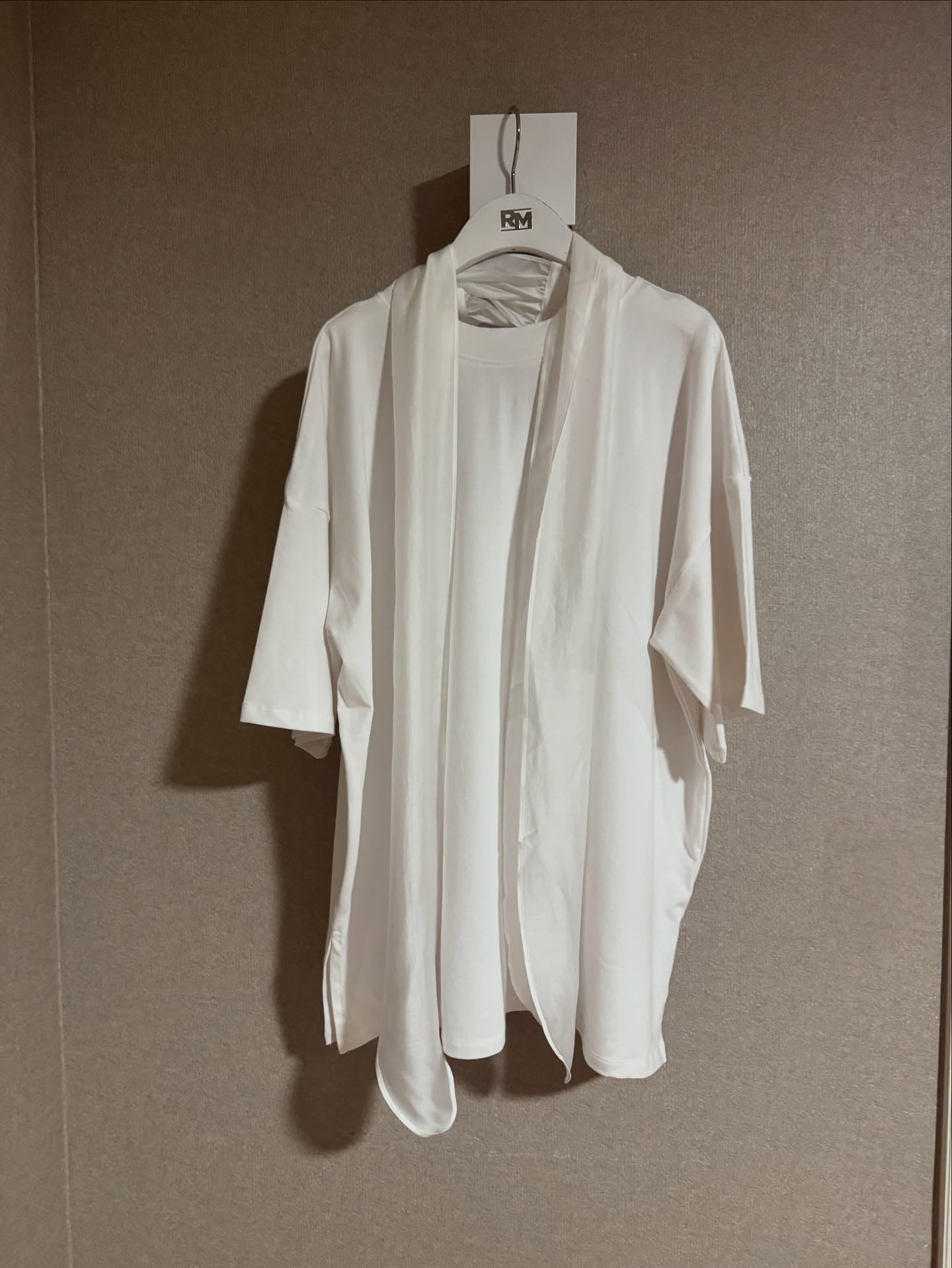 拼接綁帶設計感短袖T卹