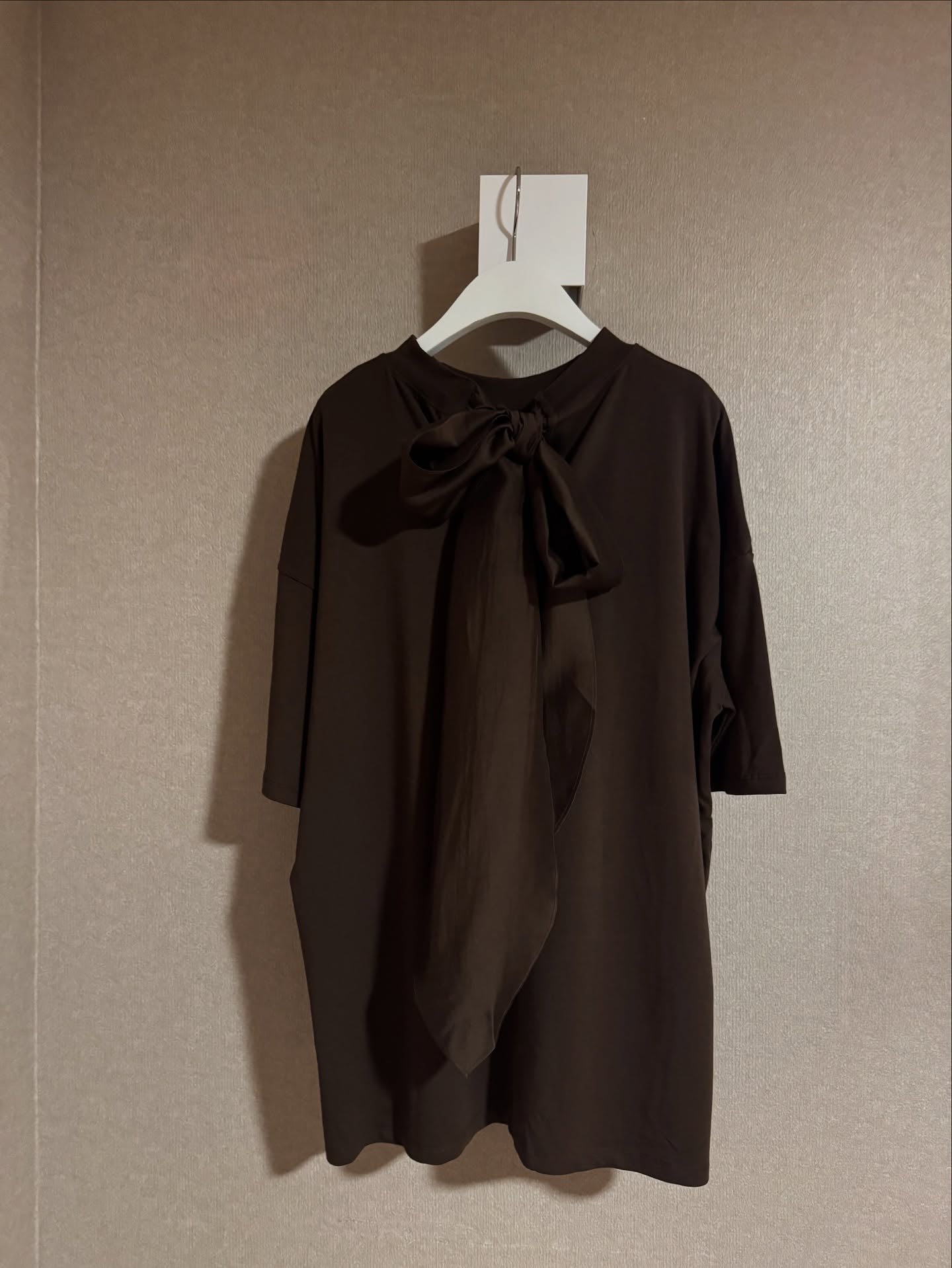 拼接綁帶設計感短袖T卹