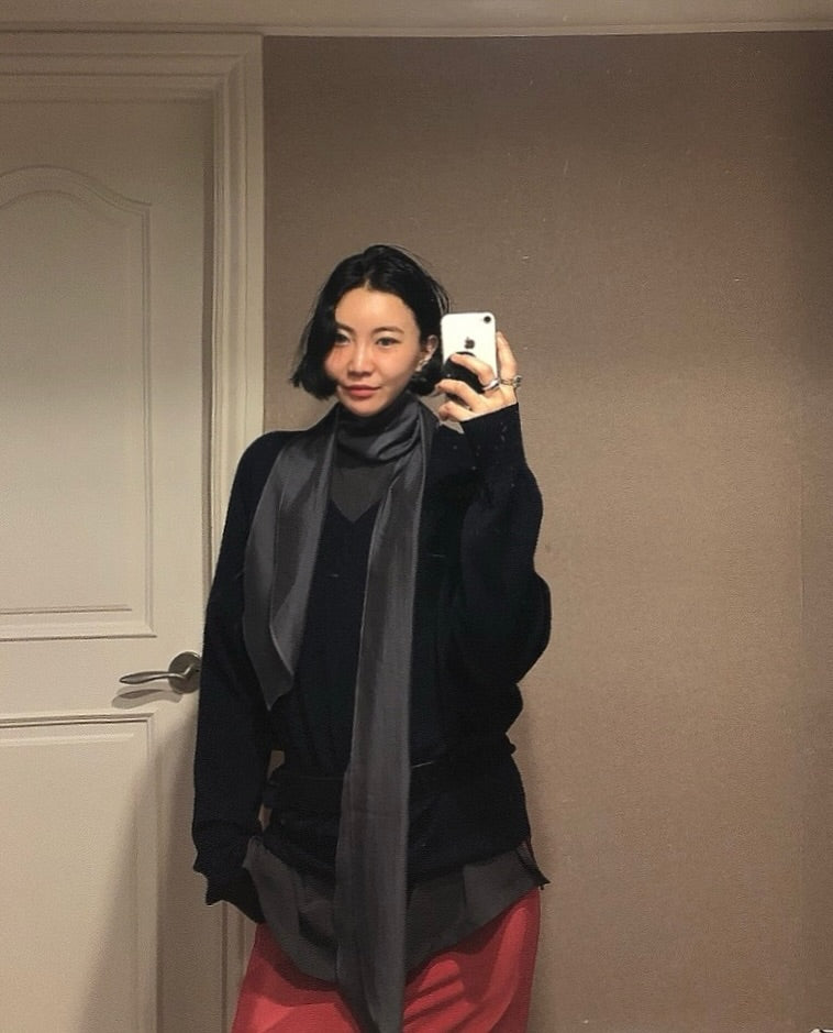 拼接綁帶設計感短袖T卹