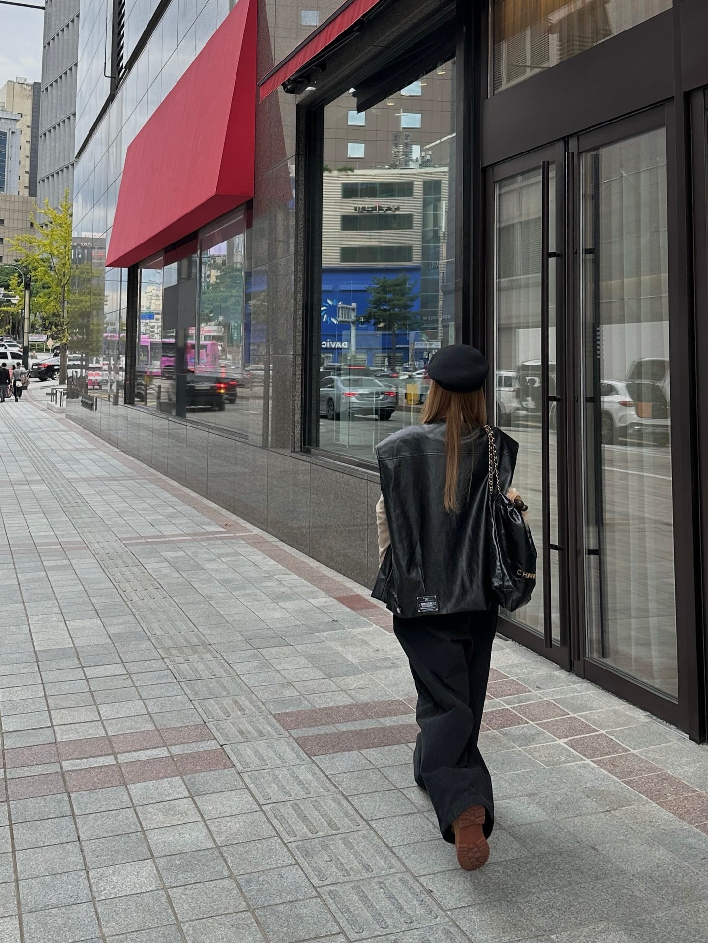 鬆緊腰豹紋腰帶休閒闊腿長褲