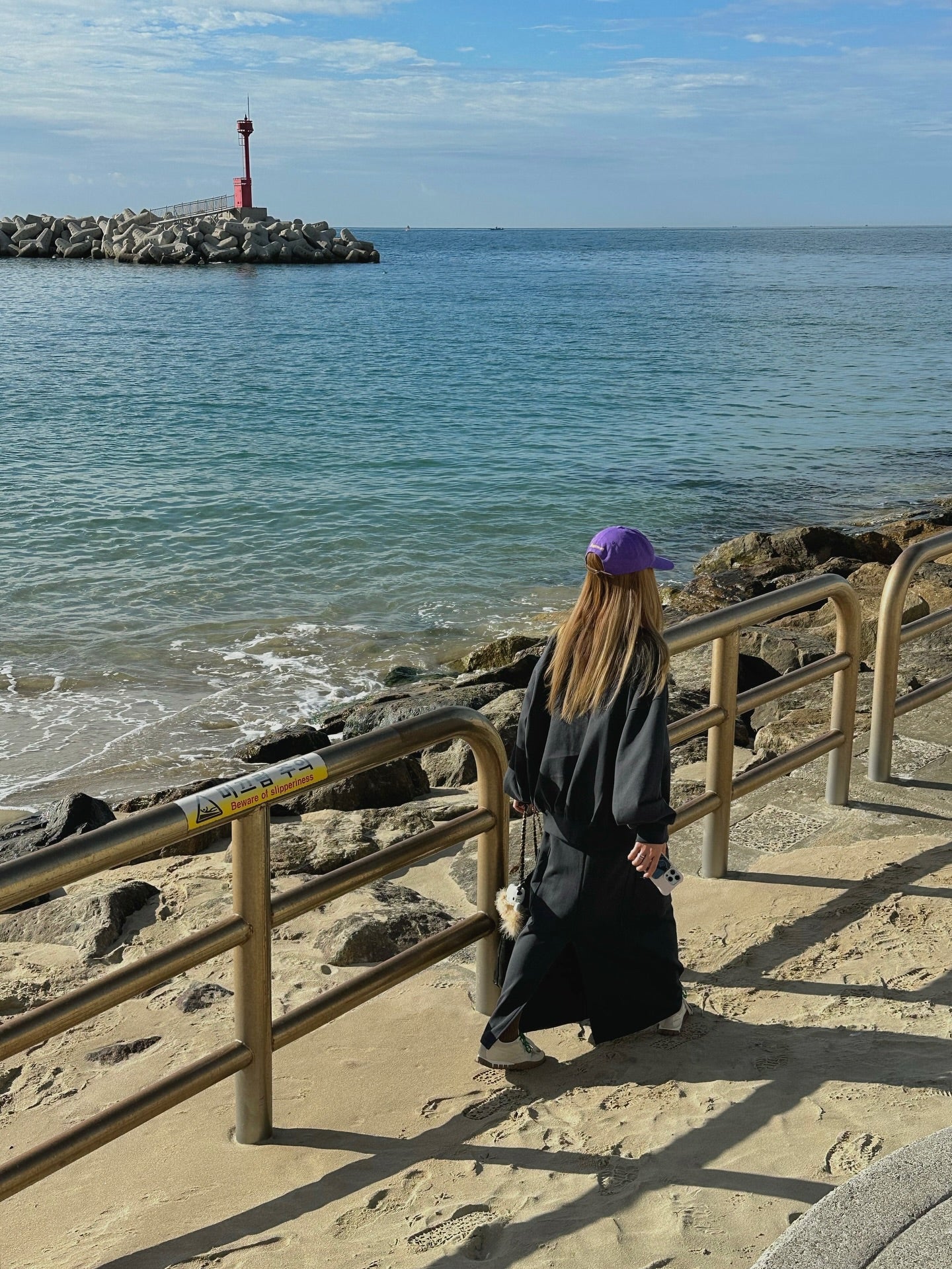 鬆緊腰假兩件大口袋半身裙