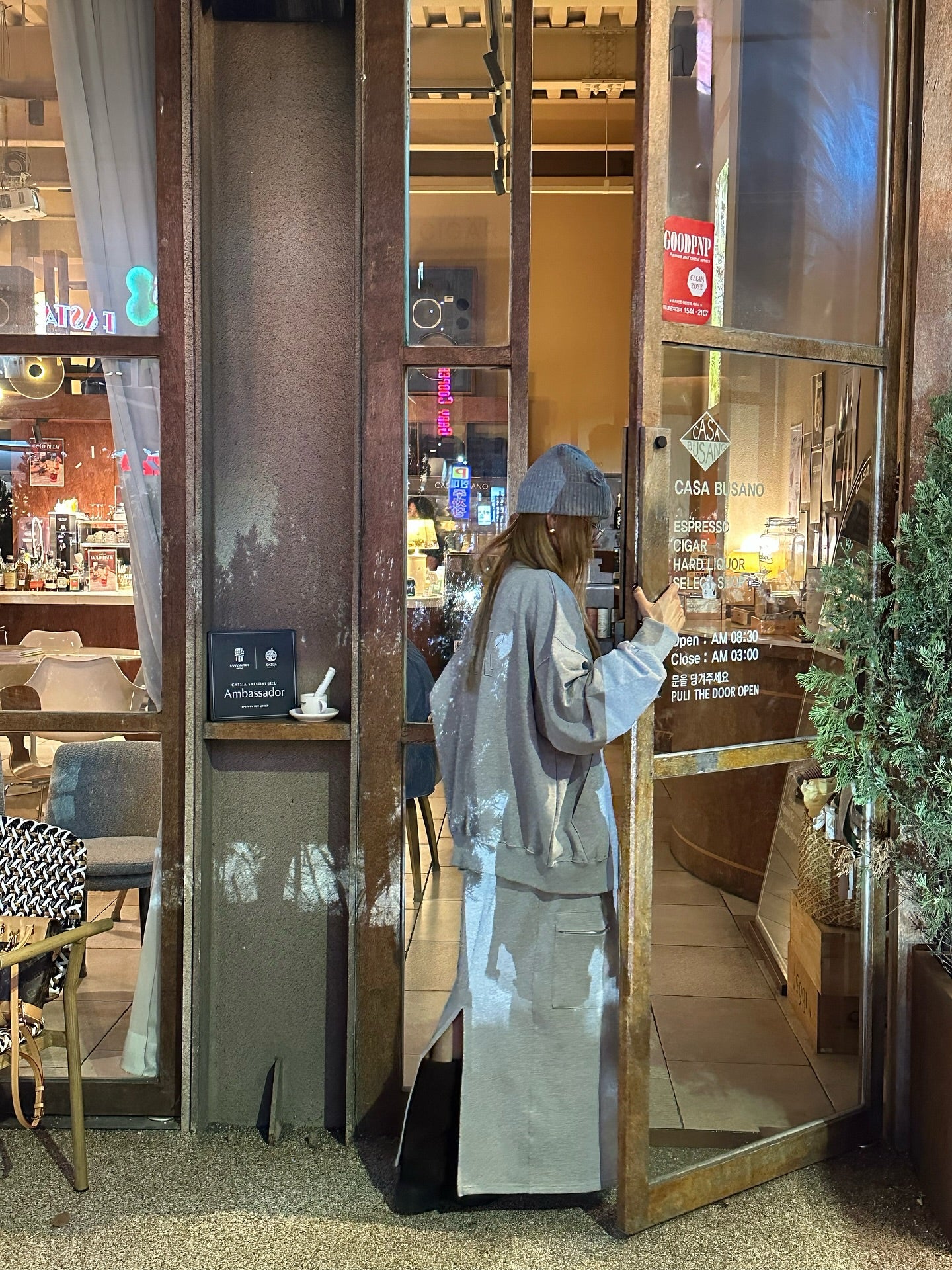 鬆緊腰假兩件大口袋半身裙